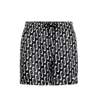 Short de bain nike swoosh link noir