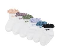 NIKE Nhn 6pk Inf/Todd Ruffle Sock Blender, Multicolore, 12 Mois Mixte bébé