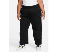 Nike Nike Black Curve Sportswear Phoenix Fleece High Waisted 100% Cotton Wide Leg Joggers