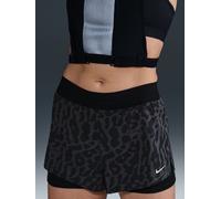 Nike Nike Black Dri Fit Animal Leopard Print Shorts Black X-Small