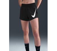Nike Nike Black One Swoosh Dri-FIT Mid Rise 3 Brief Lined Running Shorts Black Small