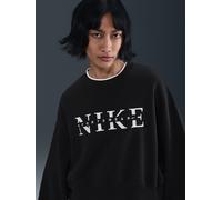 Nike Nike Black Phoenix Fleece Graphic Print Logo Sweatshirt