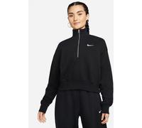 Nike Nike Black Sportswear Phoenix Fleece Quarter Zip Cropped Sweatshirt