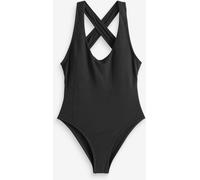Nike Nike Black Swim Crinkle Textured Swimsuit