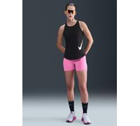 Nike Nike Black Tempo Swoosh Logo Running Vest Top