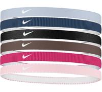 Nike Nike Blue Flex Classic Printed Metallic Headbands 6 Pack Blue One