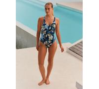 Nike Nike Blue Hot House Scoop Neck One Piece Swimsuit