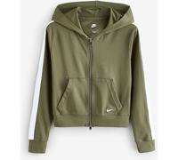 Nike Nike Brown Full Zip Colour Block Hoodie