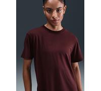 Nike Nike Burgundy Crush Dri-Fit One Relaxed Short Sleeve Top