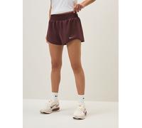 Nike Nike Burgundy Crush One Dri-FIT Mid Rise 3 Inch Brief Lined Shorts Burgundy Crush M (EU 40-42)