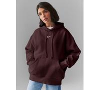 Nike Nike Burgundy Oversized Mini Sportswear Phoenix Fleece Swoosh Pullover Hoodie