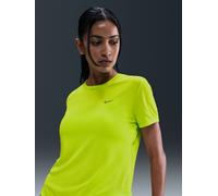 Nike Nike Cyber Yellow Tempo Dri-FIT Short Sleeve Running Top