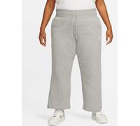 Nike Nike Dark Grey Heather Curve Sportswear Phoenix Fleece High-Waisted Wide-Leg Sweatpants