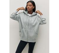 Nike Nike Dark Grey Heather Phoenix Fleece Oversized Full-Zip Hoodie