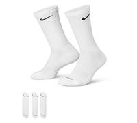 Nike Everyday Plus Cushioned Training Crew Socks (3 Pairs) men Socks white taille: L