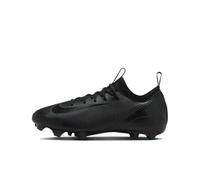 Nike Mixte Enfant Jr Zoom Vapor 16 Academy FG/MG Running-Shoes, Black Black Deep Jungle, 35.5 EU