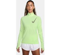 Nike Nike Lime Green Swoosh Half Zip Running Sweatshirt