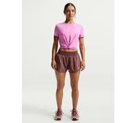 Nike Nike Magenta Pink One Classic Twist Dri-FIT Short Sleeve Top