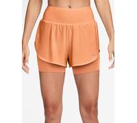 Nike Nike Orange Pulse Tempo Flow Dri-FIT Mesh 2-in-1 Running Shorts Orange Pulse xsmall