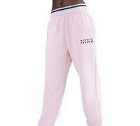 Nike Nike Pink Oversized Phoenix Fleece High Rise Graphic Logo Joggers