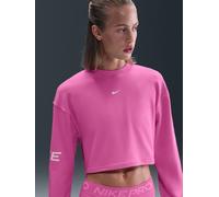 Nike Nike Red Pro Dri-FIT French Terry Crew Neck Sweatshirt
