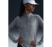 Nike Nike Smoke Grey Swift Dri-FIT UV 1/2-Zip Running Top