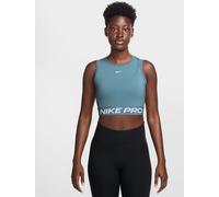 Nike Nike Smokey Blue Pro Dri-FIT Cropped Tank Top