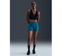 Nike Nike Swift taille haute 4» Shorts de running moulants avec poches Abyss bleu Small (EU 36-38)