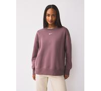 Nike Nike Tattoo Brown Oversized Fleece Crew Neck Sweatshirt
