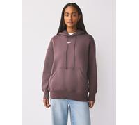 Nike Nike Tattoo Brown Oversized Mini Sportswear Phoenix Fleece Swoosh Pullover Hoodie