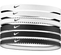 Nike Nike White Flex Classic Printed Metallic Headbands 6 Pack White One
