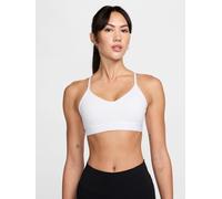 Nike Nike White Indy Light Support Padded Sports Bra