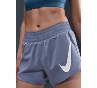 Nike Nike World Indigo Blue One Swoosh Dri-FIT Mid Rise 3 Brief Lined Running Shorts World Indigo Blue Small