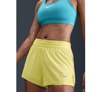Nike Nike Yellow Swift Dri-FIT Mid Rise 2-In-1 Running Shorts Yellow Large