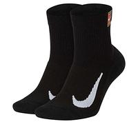 Nike Nikecourt Multiplier Max Socks Mixte, Black/Black, S