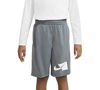 Nike NK Dry HBR Short, Garçon, Gris (Smoke Grey/White), 140