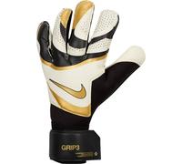 Nike NK Gk Grp3 FB2998-011 Gants de Gardien de But Unisexes, Noir/Blanc/MTLC Gold Coin, FB2998-011, 10
