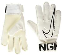 Nike NK GK Match Jr-FA19 Gants de Foot Enfant White/(Black) FR: L (Taille Fabricant: 8)