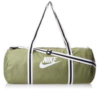 Nike NK Heritage Duff Sac de Gym Dusty Olive/Dusty Olive/(White) FR: Taille Unique (Taille Fabricant: MISC)
