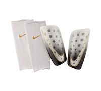 Nike NK Merc Lt Grd Protège-Tibias Mixte Adulte, Blanc (white/Black/Mtlc vivid gold/Wh), S