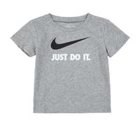Nike NKB Swoosh T-Shirt à Manches Courtes pour Enfant Gris foncé