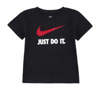 Nike NKB Swoosh T-Shirt à Manches Courtes pour Enfant Noir