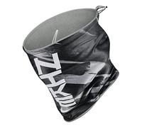 NIKE NNW11 Carta Tour de cou réversible en tissu partiel Noir/gris Taille unique