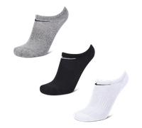 Nike No Show 3 Pack Unisexe - Chaussettes, Blanc - Taille 38 - 42 White 38 - 42