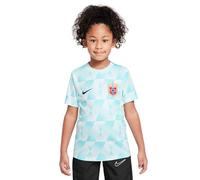 NIKE Norvège Academy Pro Haut De Foot D'Avant-Match À Manches Courtes Dri-Fit pour Ado, Glacier Blue/Blue Void, FZ9918-474, XL