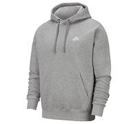 Nike NSW Club Hoodie PO BB Homme, Gris (DK Grey Heather/Matte Silver/W)_M