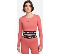 Nike NSW Crop Tape Ls Top Adobe/Black S