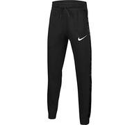 Nike NSW FLC Swoosh Pant Garçon, Noir/Blanc, L