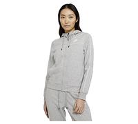 Nike NSW FZ Hoodie MLNM FLC, Femme, Gris (Dk Grey Heather/White), XL