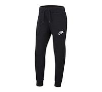Nike NSW PE Pant Fille, Noir/Blanc, XL